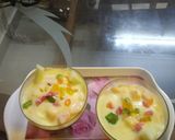 फ्रूट्स  कस्टर्ड (Fruits custrd recipe in hindi) रेसिपी चरण 2 फोटो