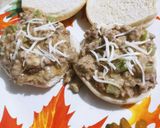 A picture of step 1 of Philly Sloppy Joes.