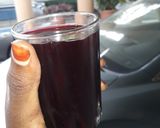 A picture of step 3 of Zobo drink.