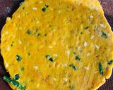 A picture of step 3 of Karela(bitter gourd) puri.