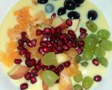 A picture of step 4 of Vanilla fruit Custard.