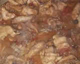 A picture of step 4 of Chicken khra masala koyla karahi.