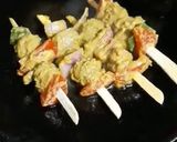 A picture of step 7 of Soya chunks tikka.