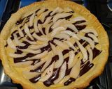 Une image de l'étape 5 de Tarte poire-chocolat.