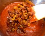 Foto del paso 5 de la receta: Tagliatelle de espinacas al huevo, salsa de tomate y concentrado de albahaca 🌿