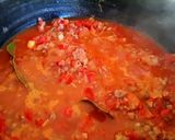 Foto del paso 3 de la receta: Pasta de espinaca con bolognesa