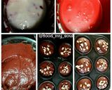 A picture of step 4 of Hearty Chocolate-Beetroot Muffins (Eggless).