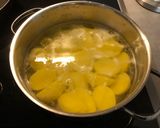 Fleischküchle-Kartoffel-Auflauf Rezeptschritt 2 Foto