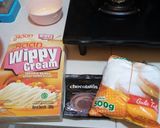 Foto langkah ke 4 dari resep Choco Mille Crepes.