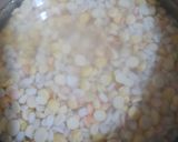 A picture of step 1 of Protein rich chilla.