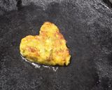 A picture of step 3 of Corn pattice.