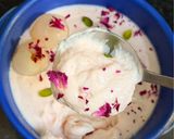 A picture of step 7 of Lychee Shrikhand.