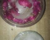 Mango tutti frutti ice cream in rose petals icebowl recipe step 4 photo