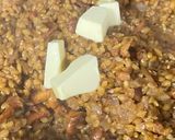 Une image de l'étape 10 de Nid de petit épeautre aux girolles.