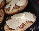 Foto del paso 5 de la receta: Papa Canoa al Horno, Rellena con Quinoa roja y Blanca