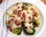 Foto del paso 6 de la receta Brócoli y Coliflor con Salsa de Patatas y Queso