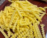 A picture of step 2 of Crunchy french fries.
