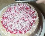 A picture of step 9 of Pizza theme cake (mix flavor).