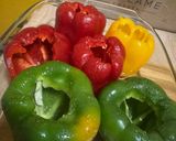 Töltött paprika (húsmentes) recept fázis 6 fotója