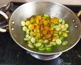 A picture of step 2 of Spiny gourd subji.
