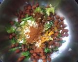 चना बेसन टिकडी(chane besan tikdi recipe in hindi) रेसिपी चरण 2 फोटो