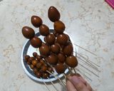 Foto langkah ke 7 dari resep Sate telur puyuh ala angkringan.