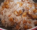 A picture of step 6 of Gatte ki Khichri.