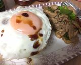 รูปขั้นตอนการทำที่ 8 ของ ข้าวกะเพราหมูชิ้น ไข่ดาว
