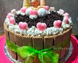 Foto langkah ke 7 dari resep Basic Tart Blackforest NCC.