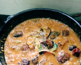 வேர்க்கடலை கத்திரிக்காய் கார கறி(brinjal curry recipe in tamil) ரெசிபி ஸ்டேப் 6 புகைப்படம்