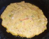 A picture of step 5 of Besan Oats Chilla.
