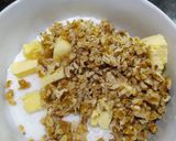 Foto del paso 1 de la receta: Postre de duraznos con crumble en vasos