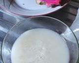 Foto langkah ke 6 dari resep Puding Merah Putih Leci saus Buah Naga.