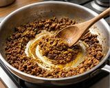 A picture of step 4 of Slow-Rested Beef Flatbread Wraps with Spiced Filling.