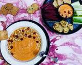 Muhamara with whole wheat crackers recipe step 4 photo
