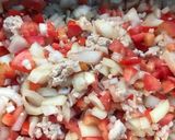 รูปขั้นตอนการทำที่ 5 ของ สปาเก็ตตี้ซอลมะเขือเทศ🍝🍅