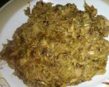 A picture of step 2 of Tin Fish qeema.