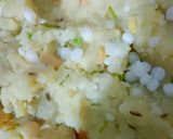 A picture of step 4 of Sabudana Vada.