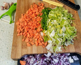 Foto del paso 2 de la receta: Lentejas pardinas con verduras y semillas