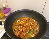 Foto langkah ke 4 dari resep Cumi tempe rica-rica.