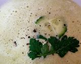 A picture of step 8 of My Asparagus,Avocado + Cucumber Soup 💜.