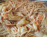 Kínai zöldséges spagetti recept fázis 6 fotója