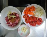 Hình bước làm 1 của món Bò sốt vang