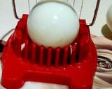 A picture of step 1 of Egg pakodas.