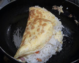 Foto del paso 5 de la receta: Omelette de arroz con queso y jamón