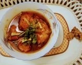 A picture of step 4 of GINGER  RAHU  FISH  CURRY  RECIPE.
