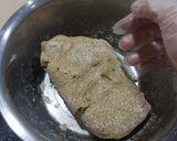 Foto langkah ke 5 dari resep Anabolic Oat Crusted Pandan Mooncake |High Protein, Low Calorie, Sugar & Gluten Free.