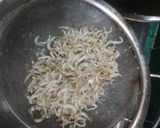 Foto langkah ke 2 dari resep Teri Medan Kacang Panjang Saus Tiram.