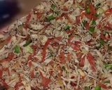 A picture of step 4 of Chicken Spring roll.