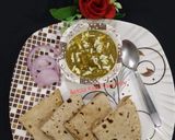A picture of step 3 of Palak Paneer.